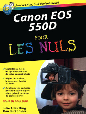 cover image of Canon EOS 550D Poche pour les Nuls